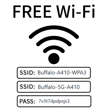 Wi-Fi information sheet